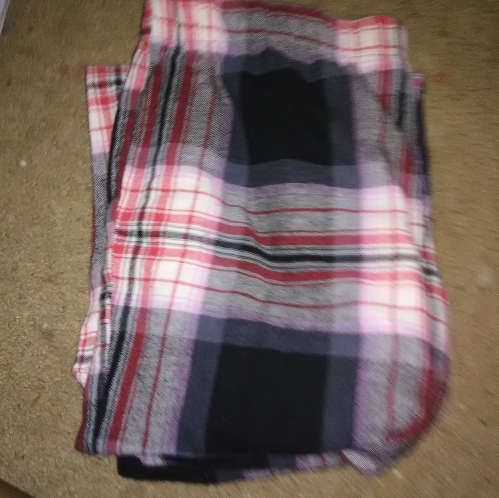 Plaid pajama pants